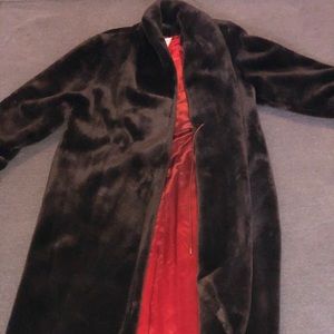 Faux fur coat